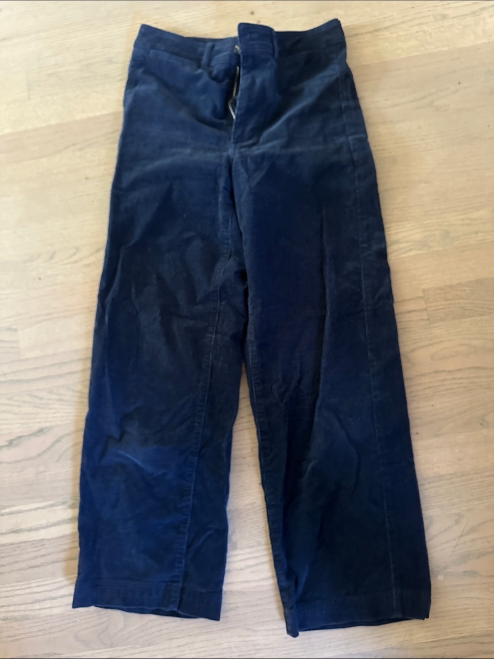 Everlane wide leg Navy Corduroy Pants
